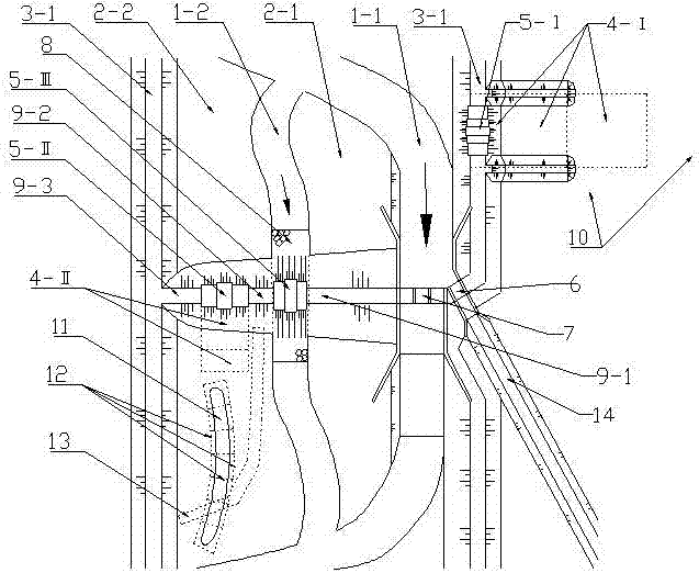 Multi-stage self-collapsing closed canal headworks