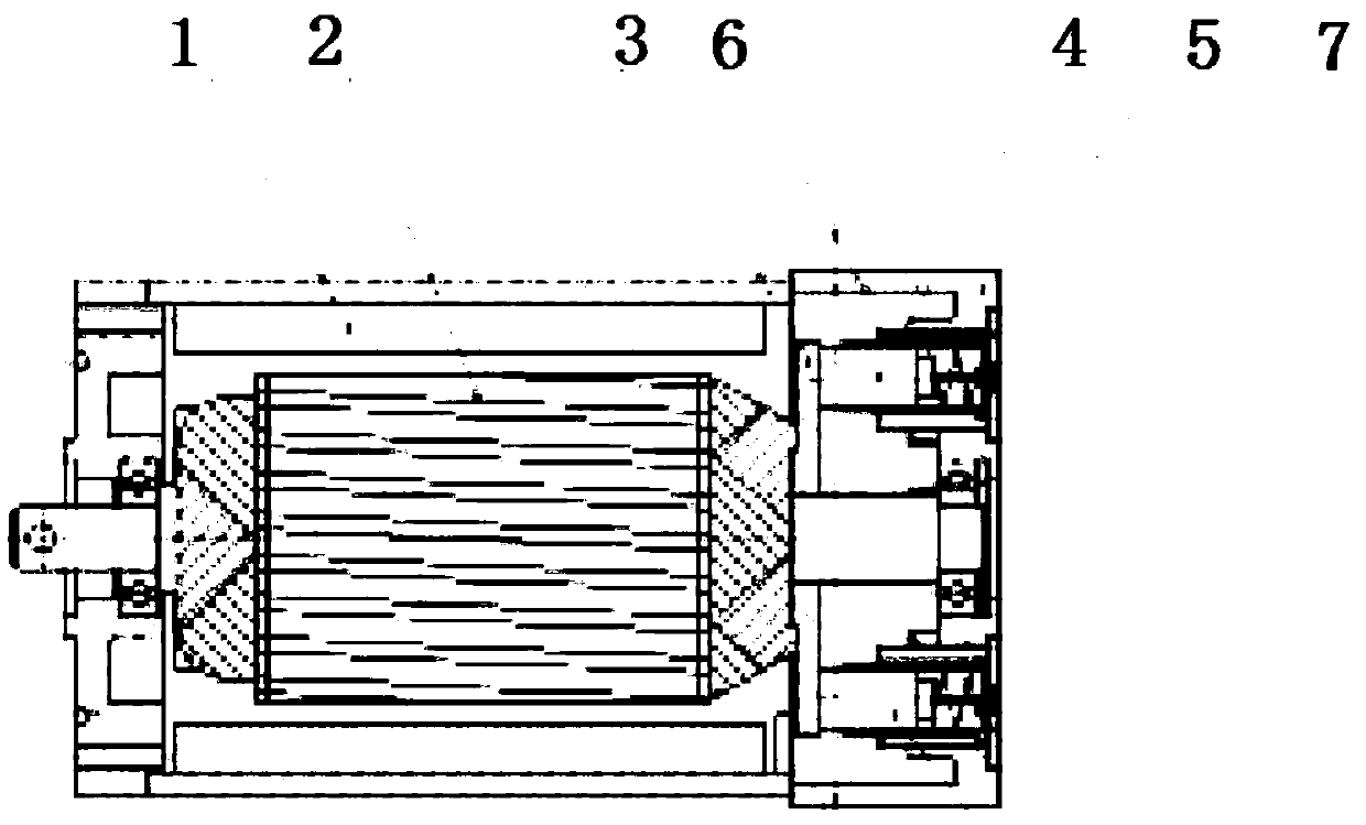 Motor with novel reversing structure