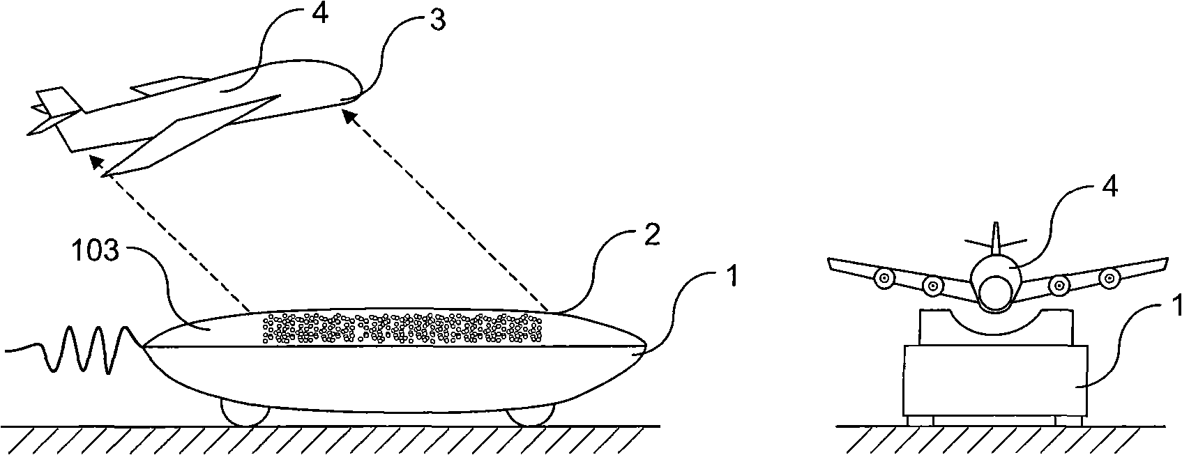 Safe landing system and method for rescuing airplane out of action in flight