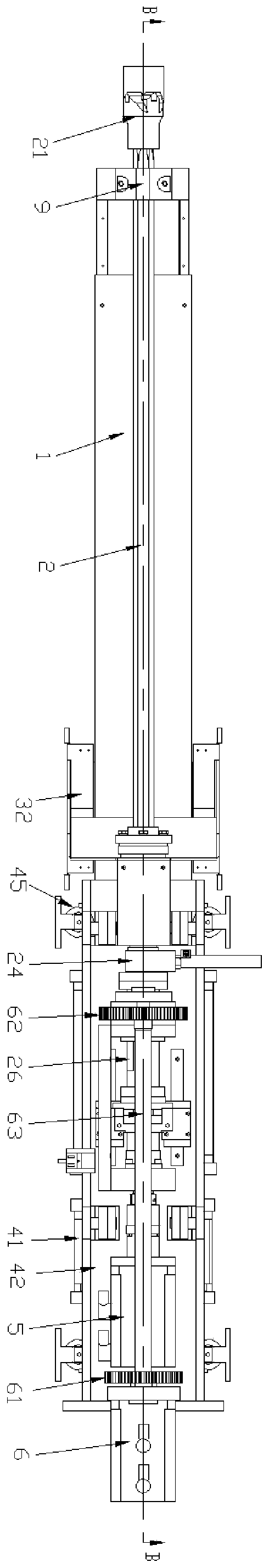 Rock drilling jackhammer