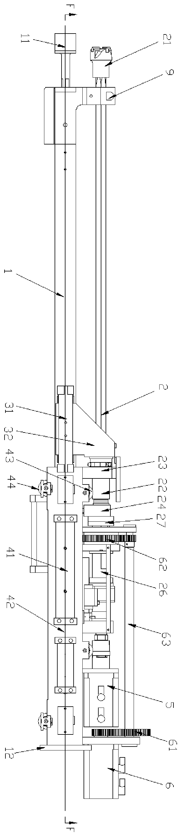 Rock drilling jackhammer