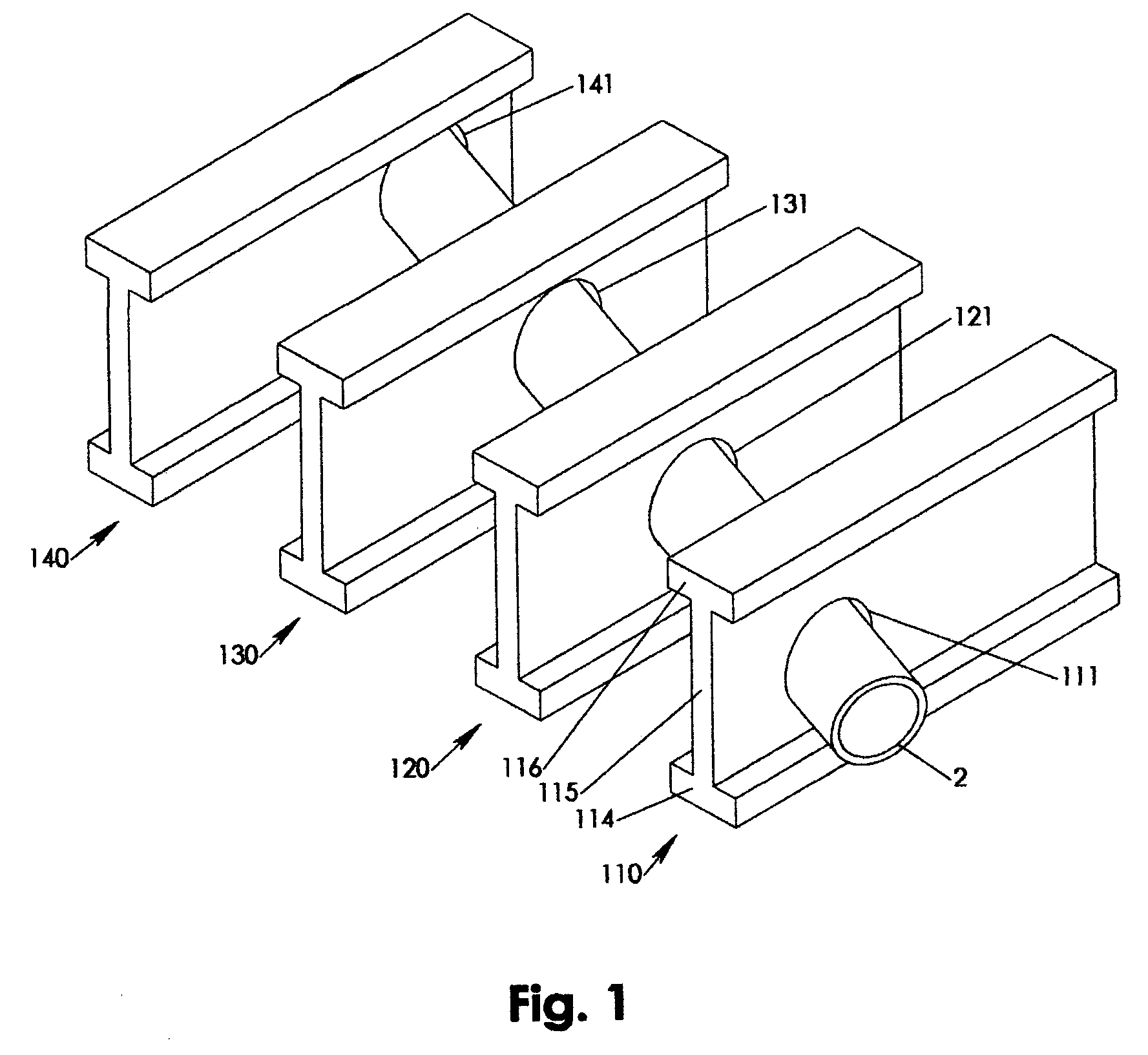 Laser marking device for serial I-joist cutouts