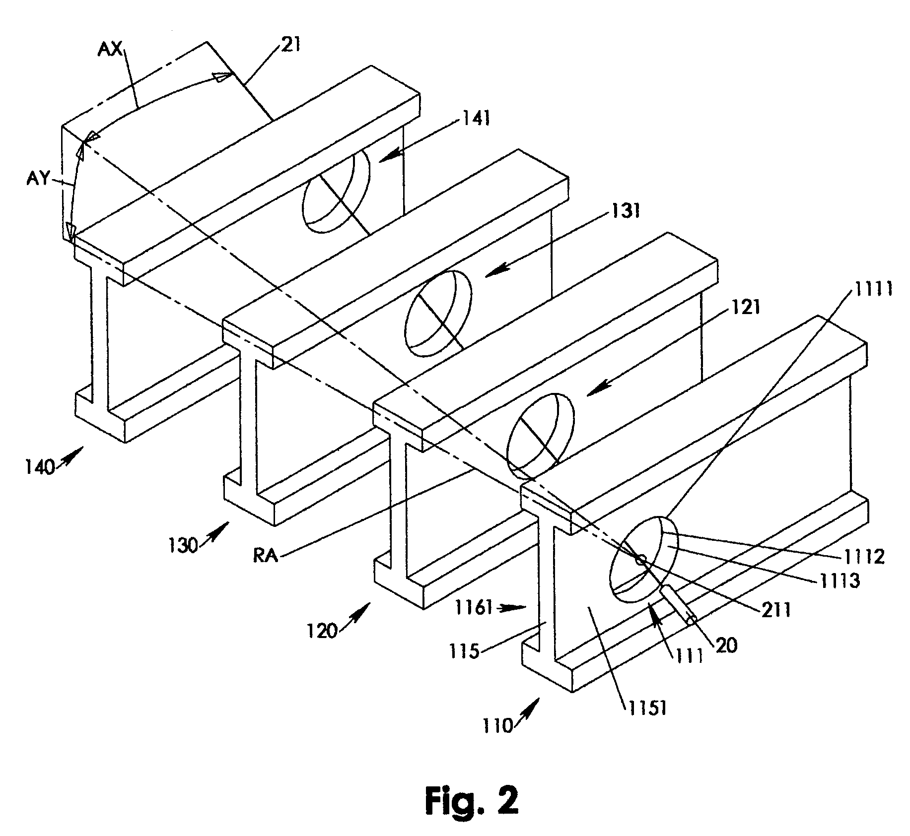 Laser marking device for serial I-joist cutouts