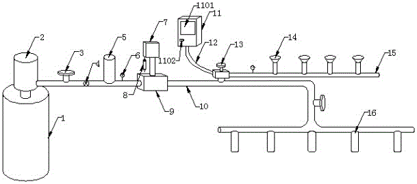 Plant irrigating equipment combined with environmental quality detection