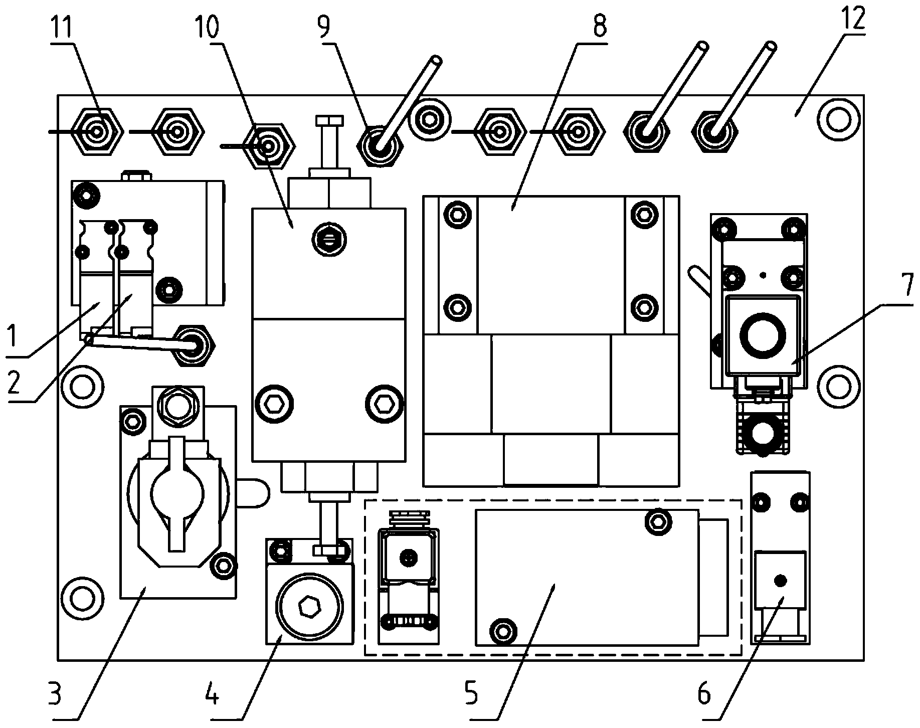 Motor train unit brake control unit