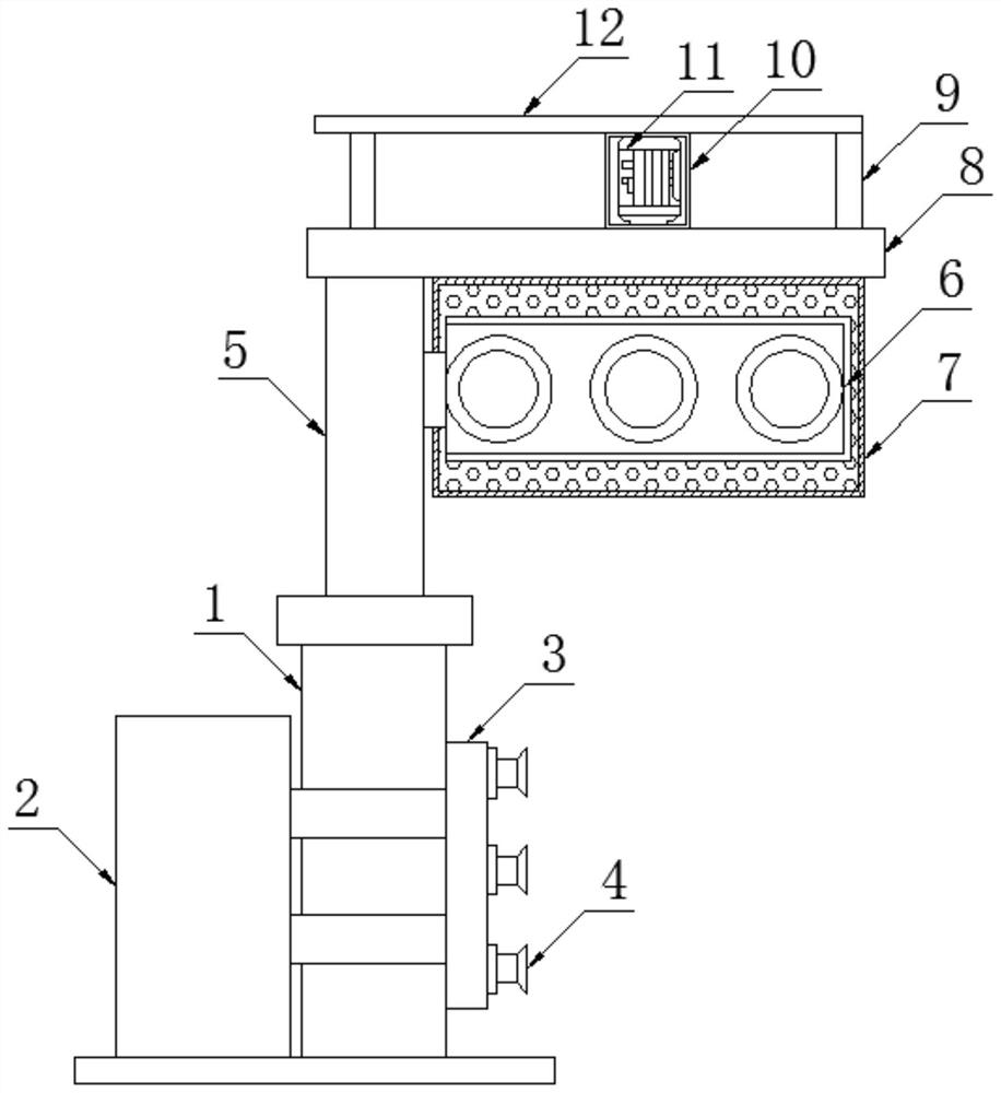 Signal lamp with air purification function