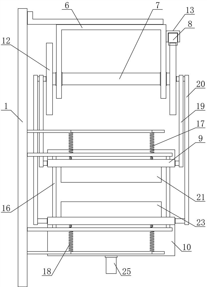 Double-faced woolen fabric cutting device