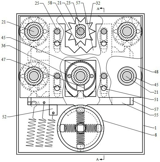 Push to release mechanical combination lock