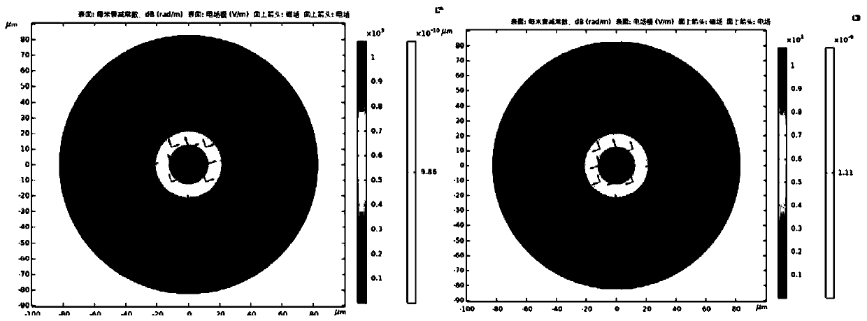 Microstructure optical fiber capable of simultaneously transmitting optical information and optical energy