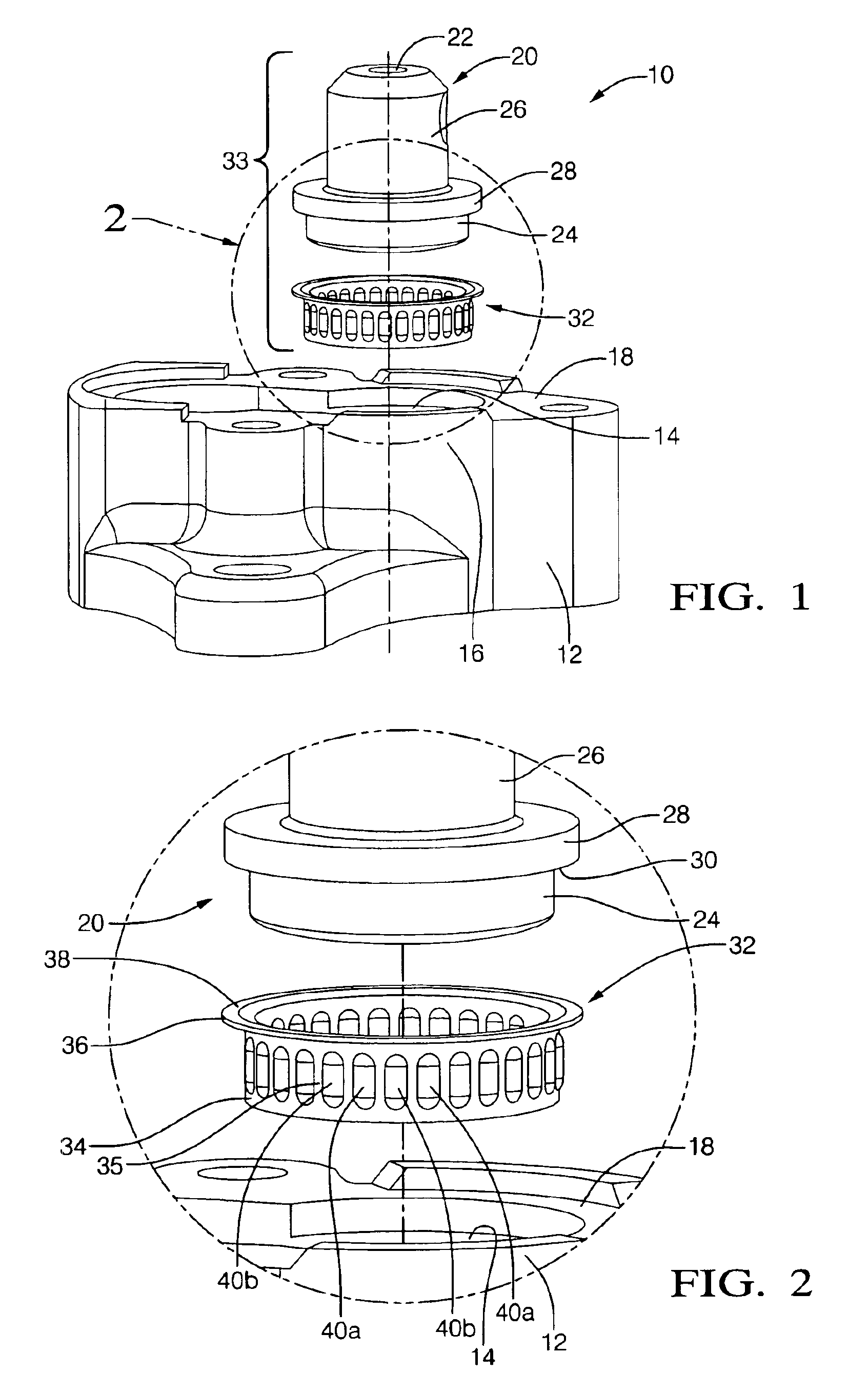 Poppet valve bushing with tolerance ring