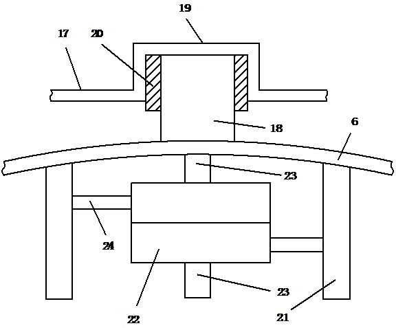 Wire cable fixing structure of electric power dispatching system