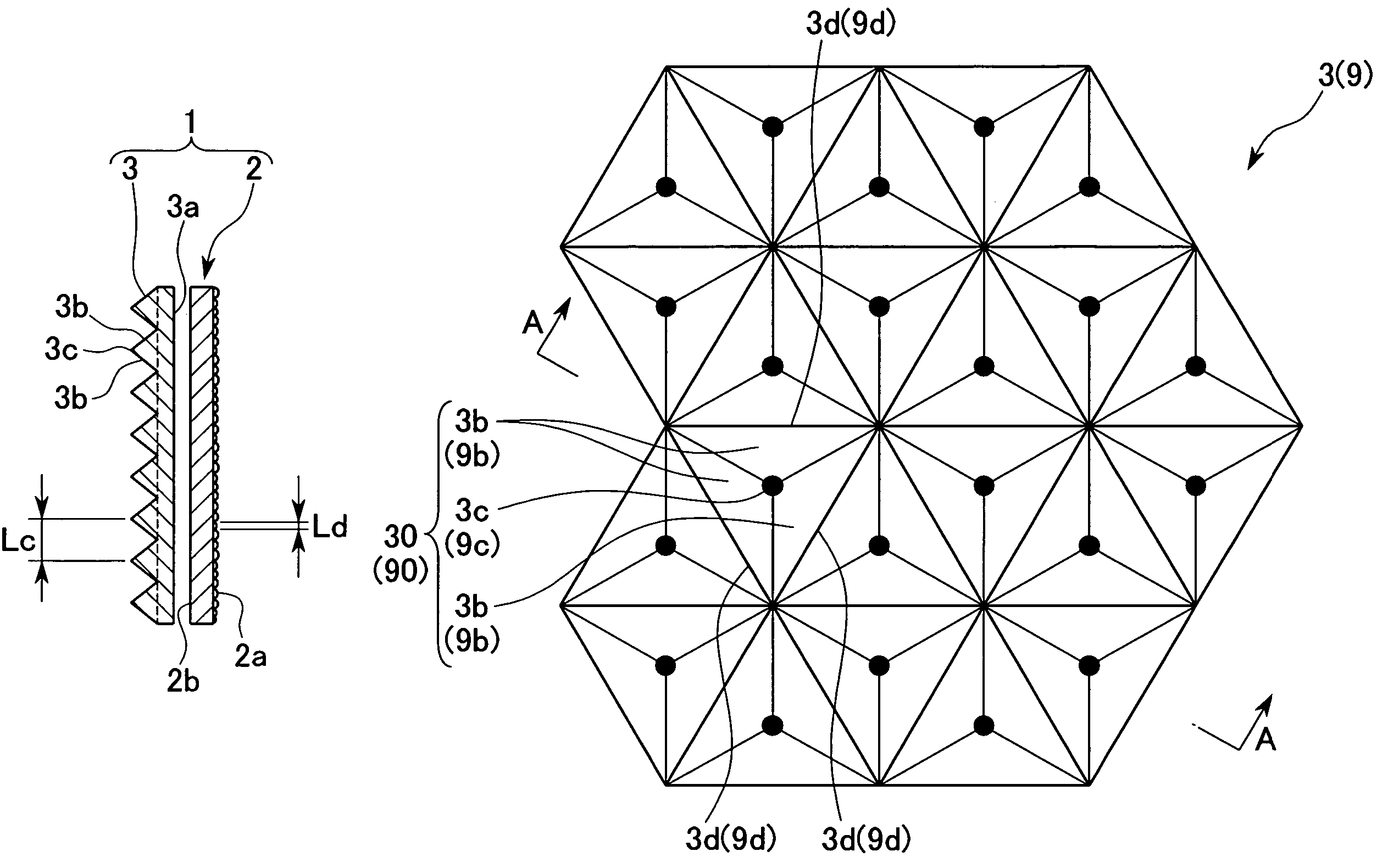 Reflection type projecting screen, front projector system, and multi-vision projector system