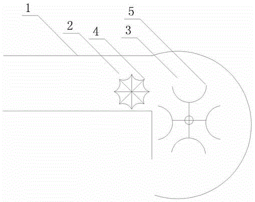 Bottle dividing mechanism of liquid filling machine