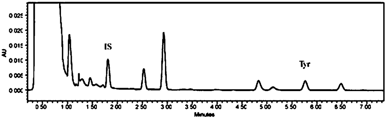 Method for detecting content of tyramine in fermented meat product