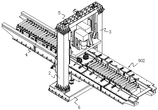 Vertical double-sided milling machine of gantry