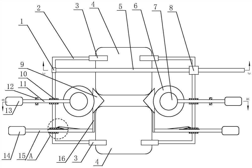 Vertebra opposite grooving device