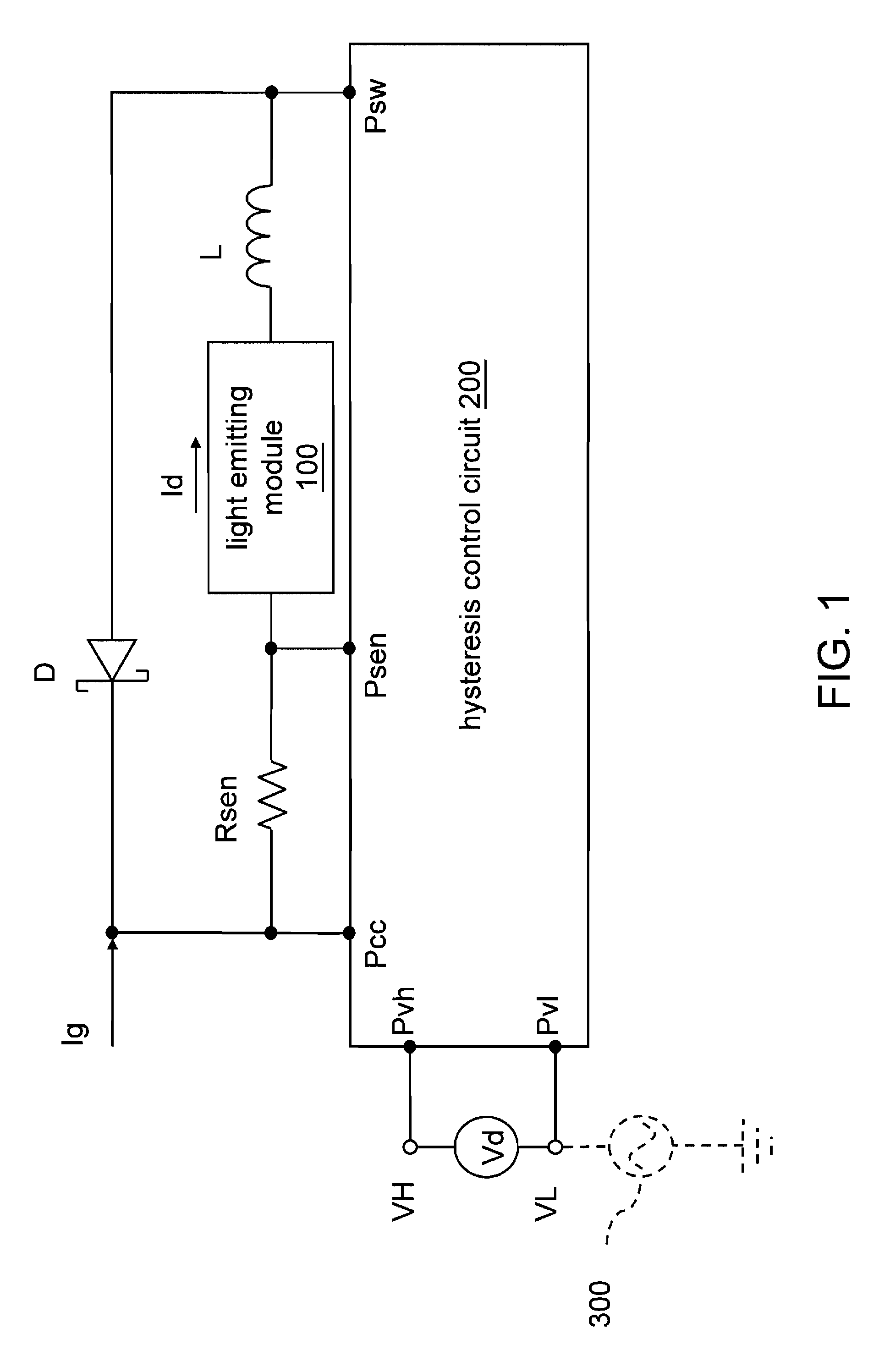 Fixed frequency dimming method and fixed frequency dimming circuit for light emitting module