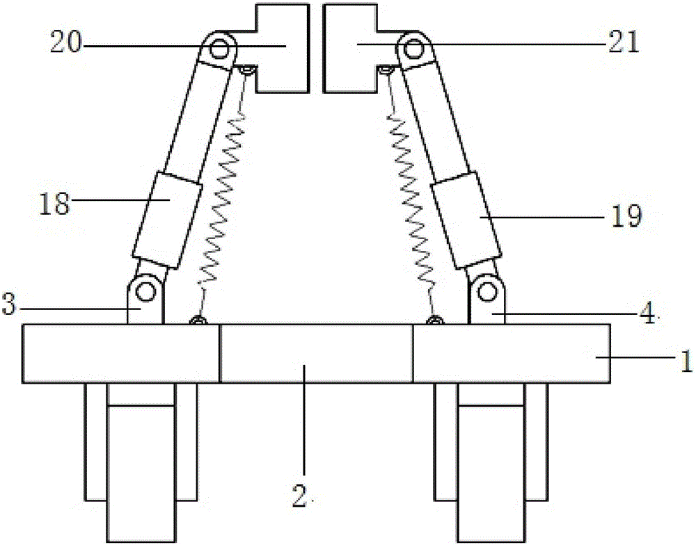 Waste telegraph pole removing machine