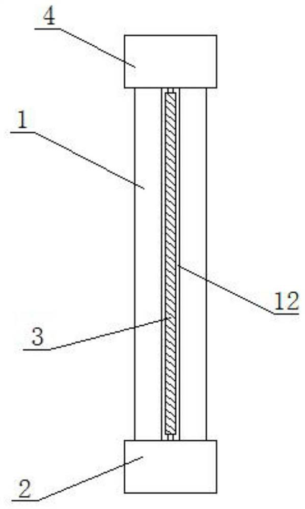 Novel scroll winding and unwinding device for advertisement design