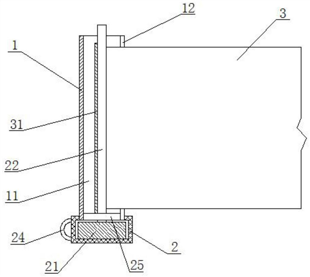 Novel scroll winding and unwinding device for advertisement design