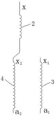 Low-voltage winding structure of on-load capacitance regulation transformer, winding method of low-voltage winding structure and transformer