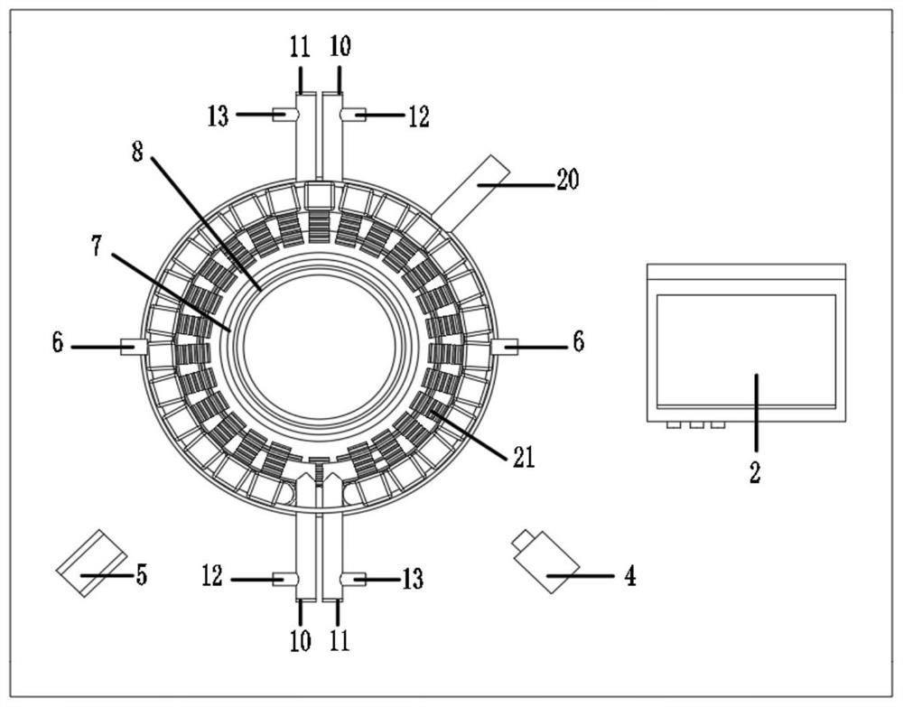 Heat treatment device and heat treatment method for corrugated pipe with complex contour