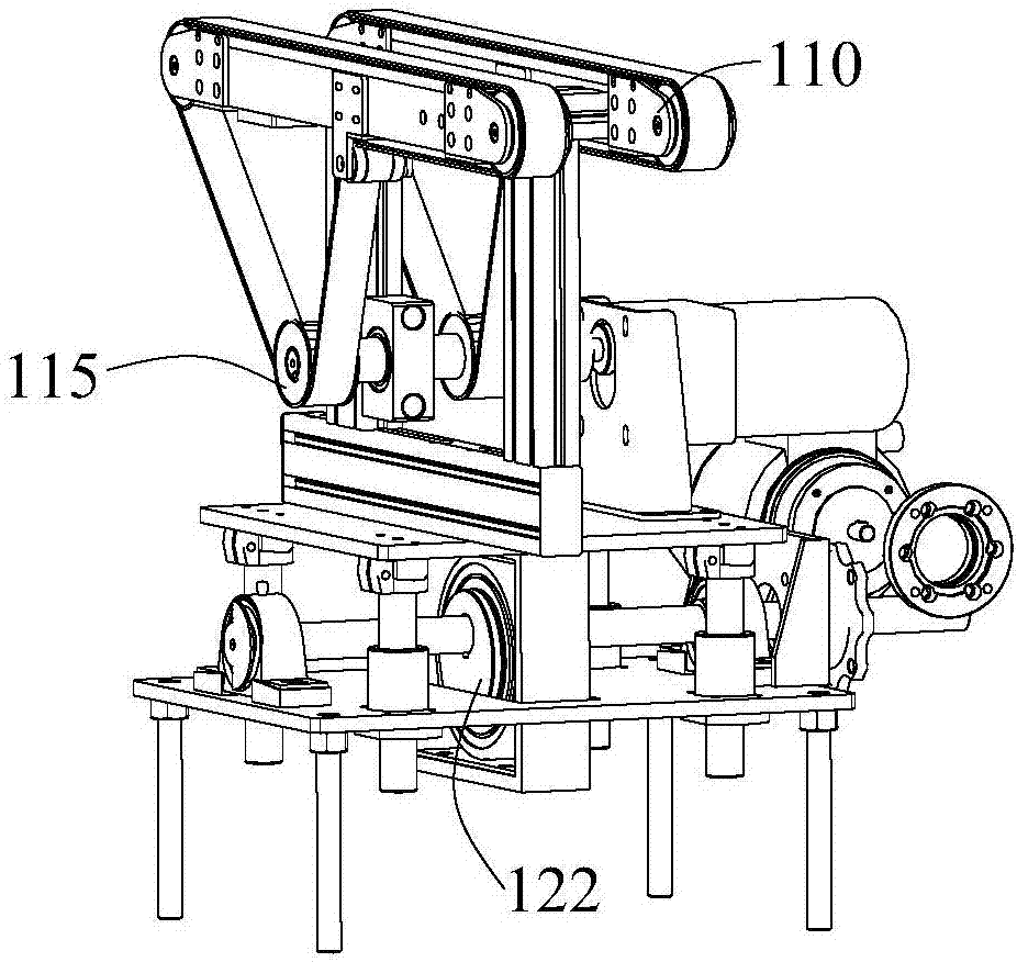 Jack-up transfer machine and working method thereof as well as automated conveying line