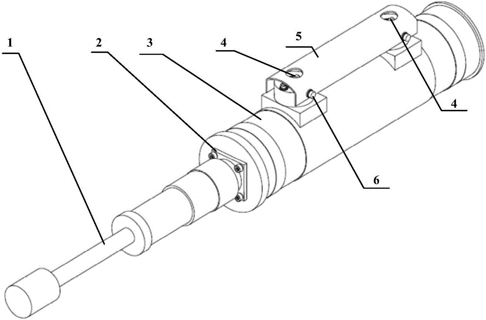 Two-point-type liquid level sensor for measuring rocket storage tank volume loading liquid level