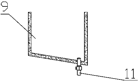 Methane tank with novel structure