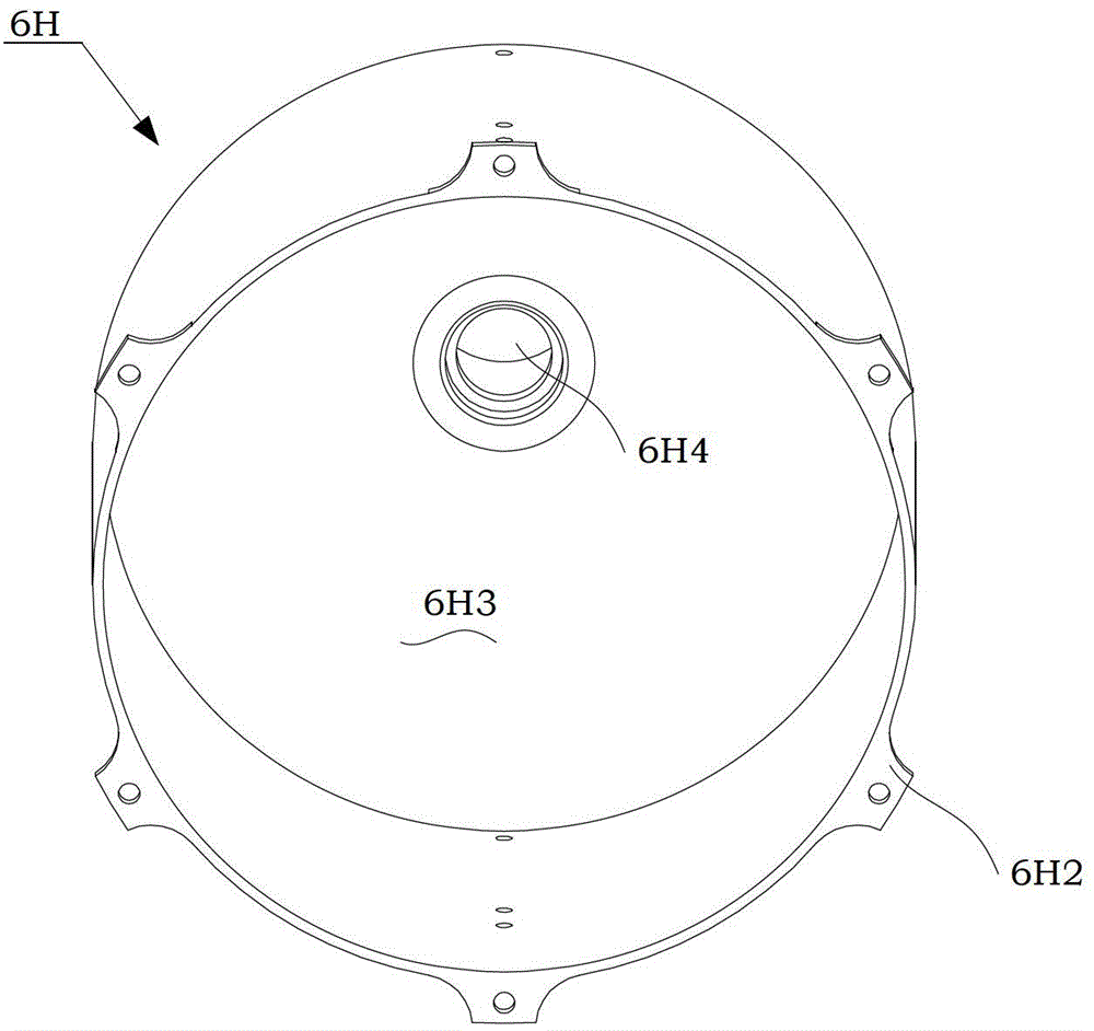 Erection girder body suitable for sea and air across amphibious unmanned aerial vehicle