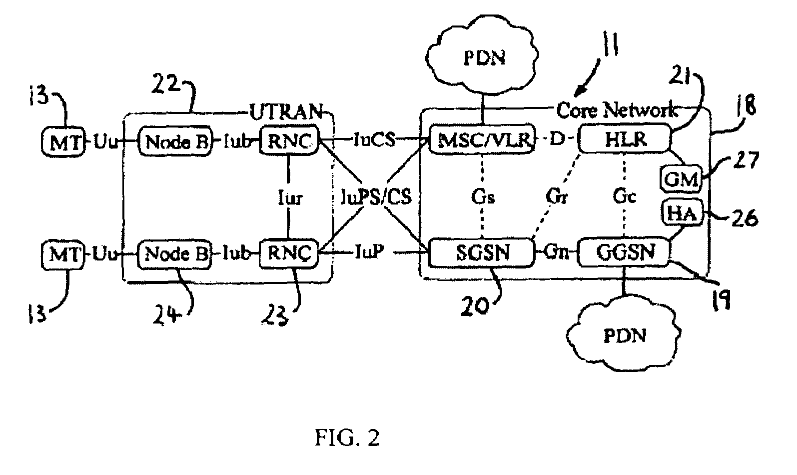 Method of discovering multi-mode mobile terminals