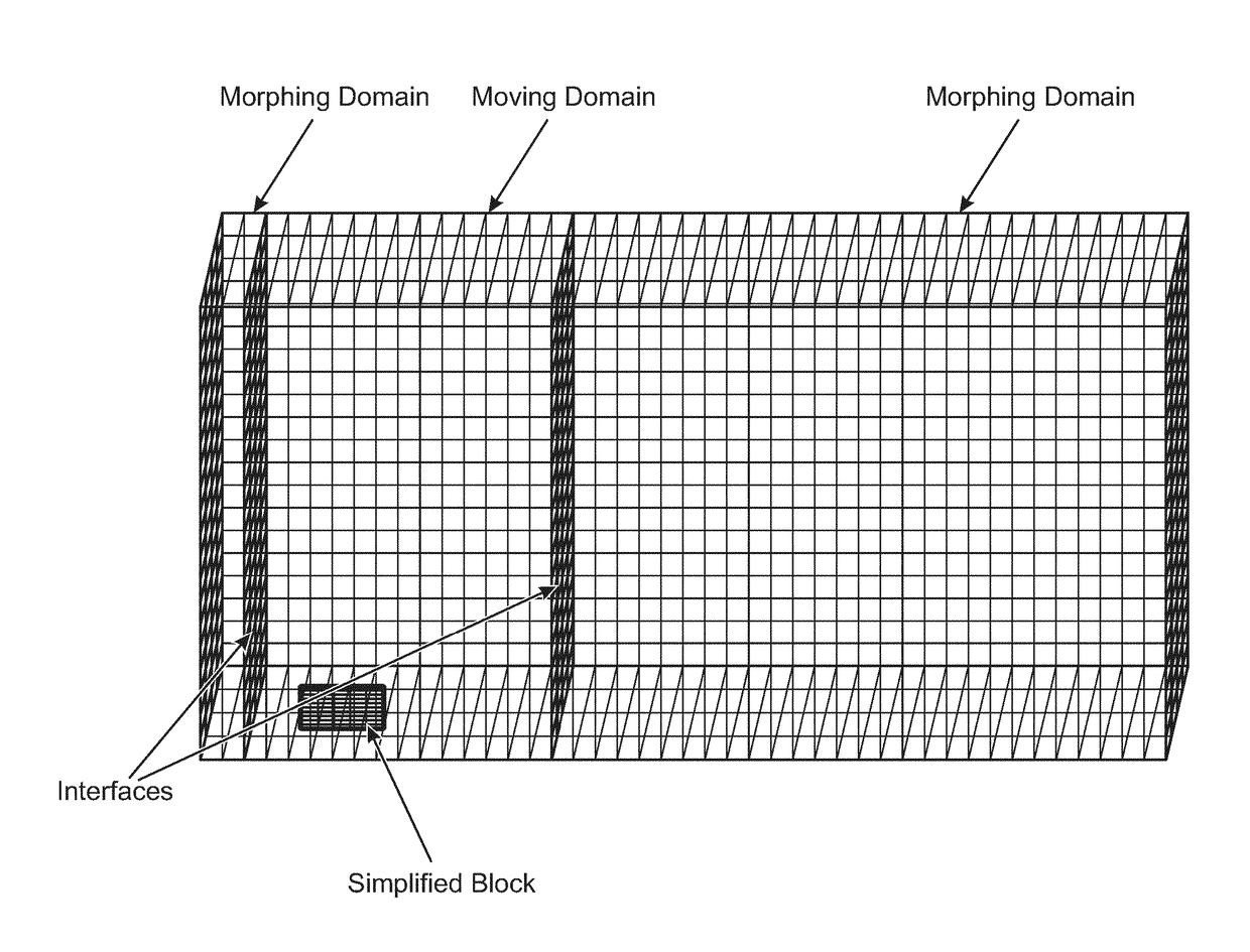 Method for simulating a vehicle driving through water