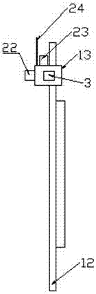 Crossing highway line height limit alarm device