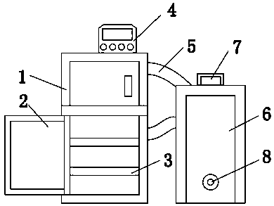 Constant-temperature and constant-humidity infrared oven