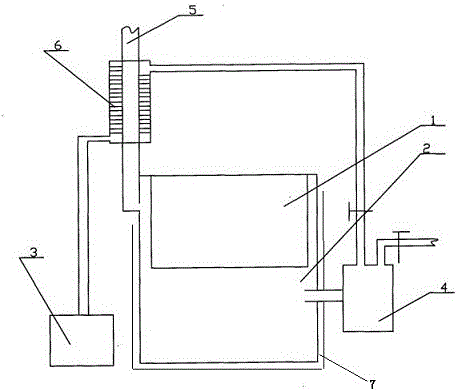 Aluminum melting holding furnace for gas crucible