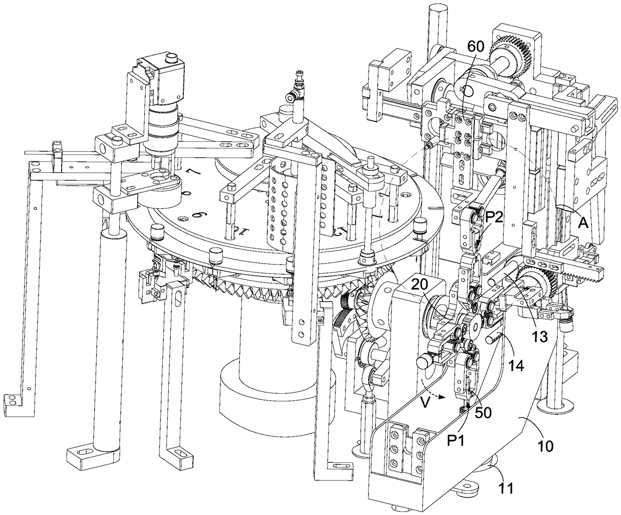 Cleaning device and capacitor group vertical printing integrated machine