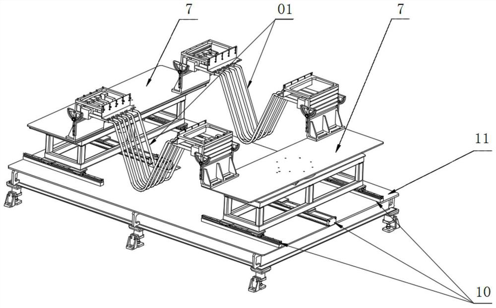 Jumper wire test system and jumper wire simulation test tool