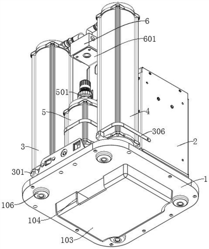 Oxygen generator solenoid valve control structure and control system thereof