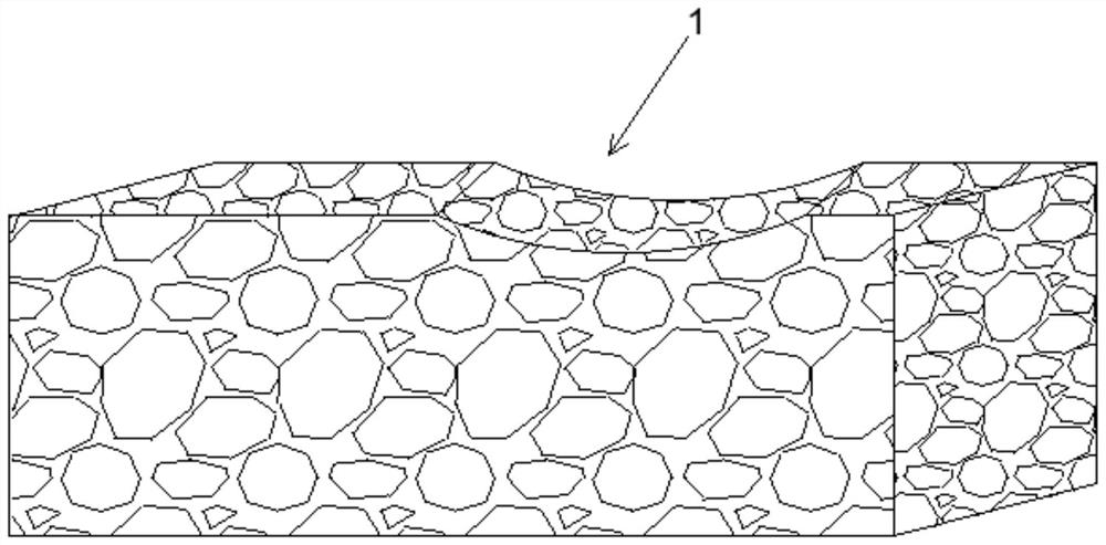 Structure for enabling mountain spring water to flow into villages to build water conservancy facilities for mutual conversion of benefits and harm