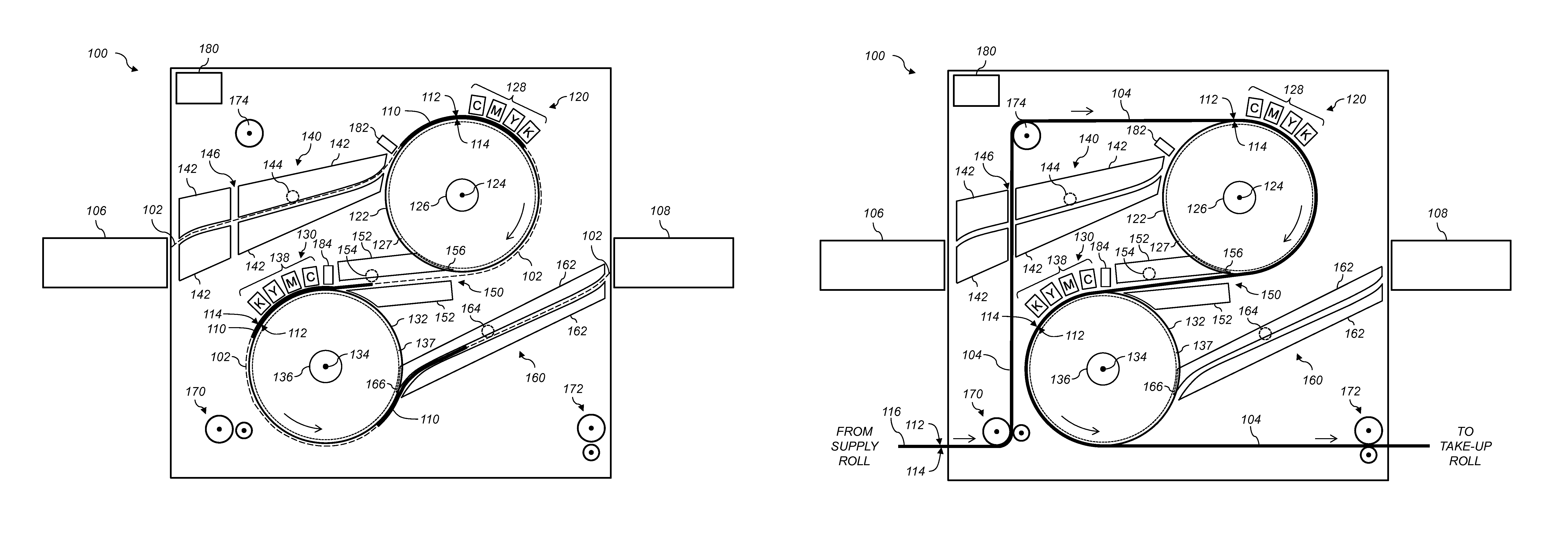 Duplex printer for sheet and web printing