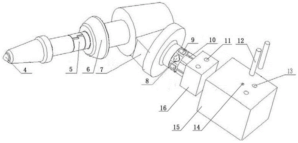 Simulated downhole coal wall internal stress testing system