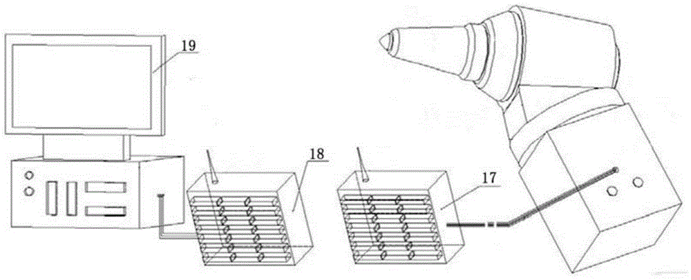 Simulated downhole coal wall internal stress testing system