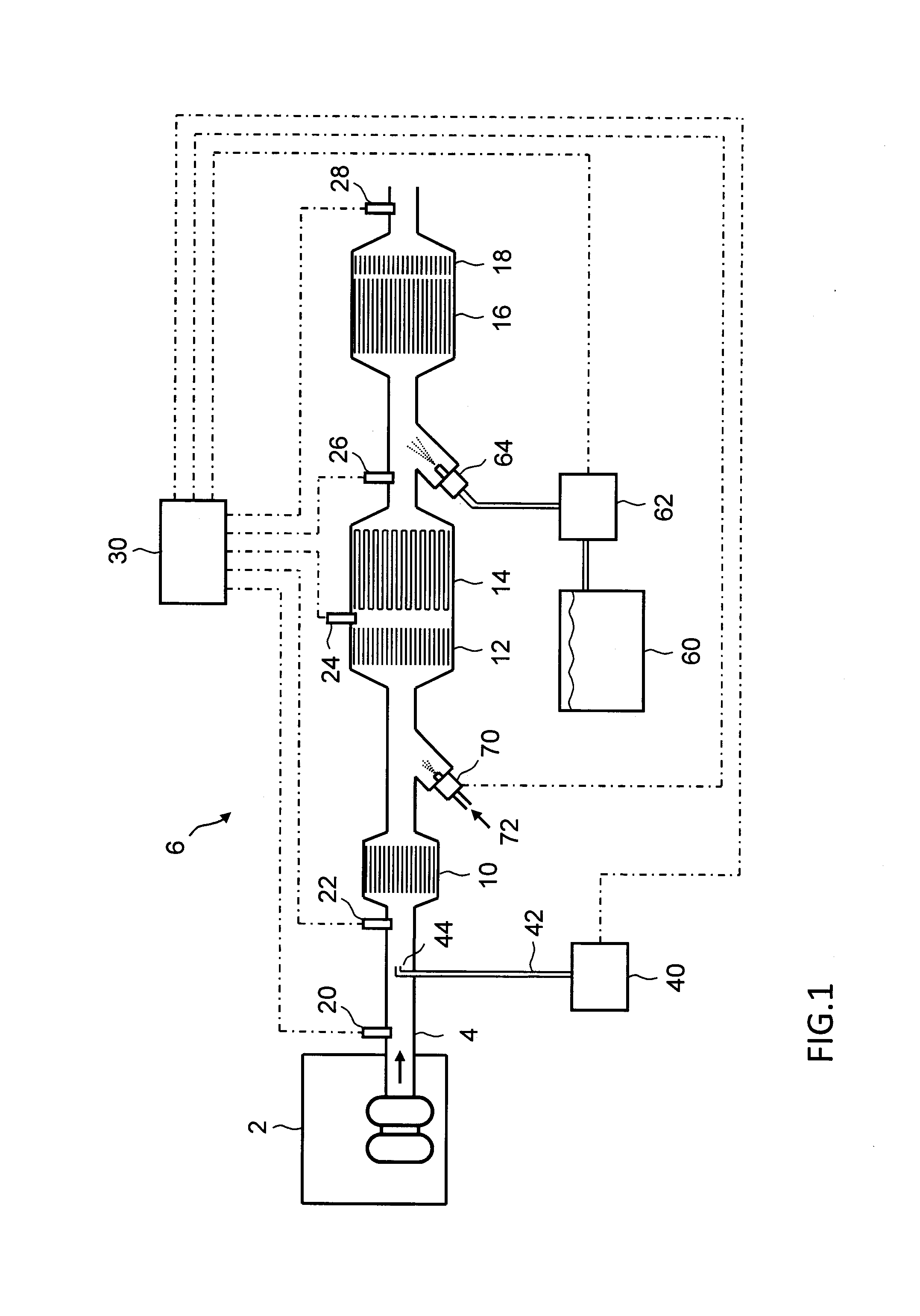 Exhaust aftertreatment system and method for operating the system