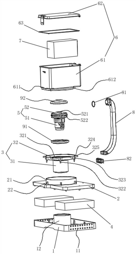 Dust collection device and base station