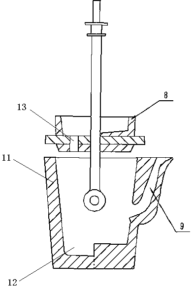 Integrated convenient-to-hang environment-friendly high-performance liquid alloy half-pressure container and using method