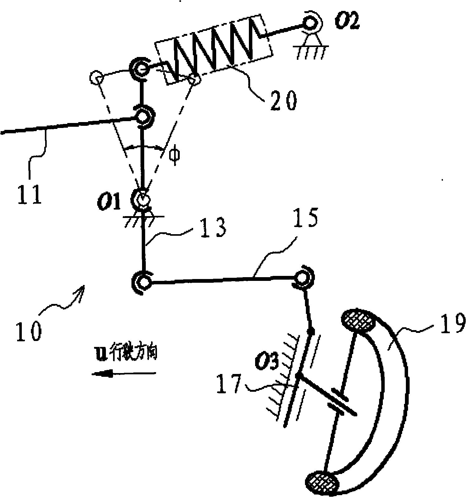 Correction device of multi-axle steering vehicle