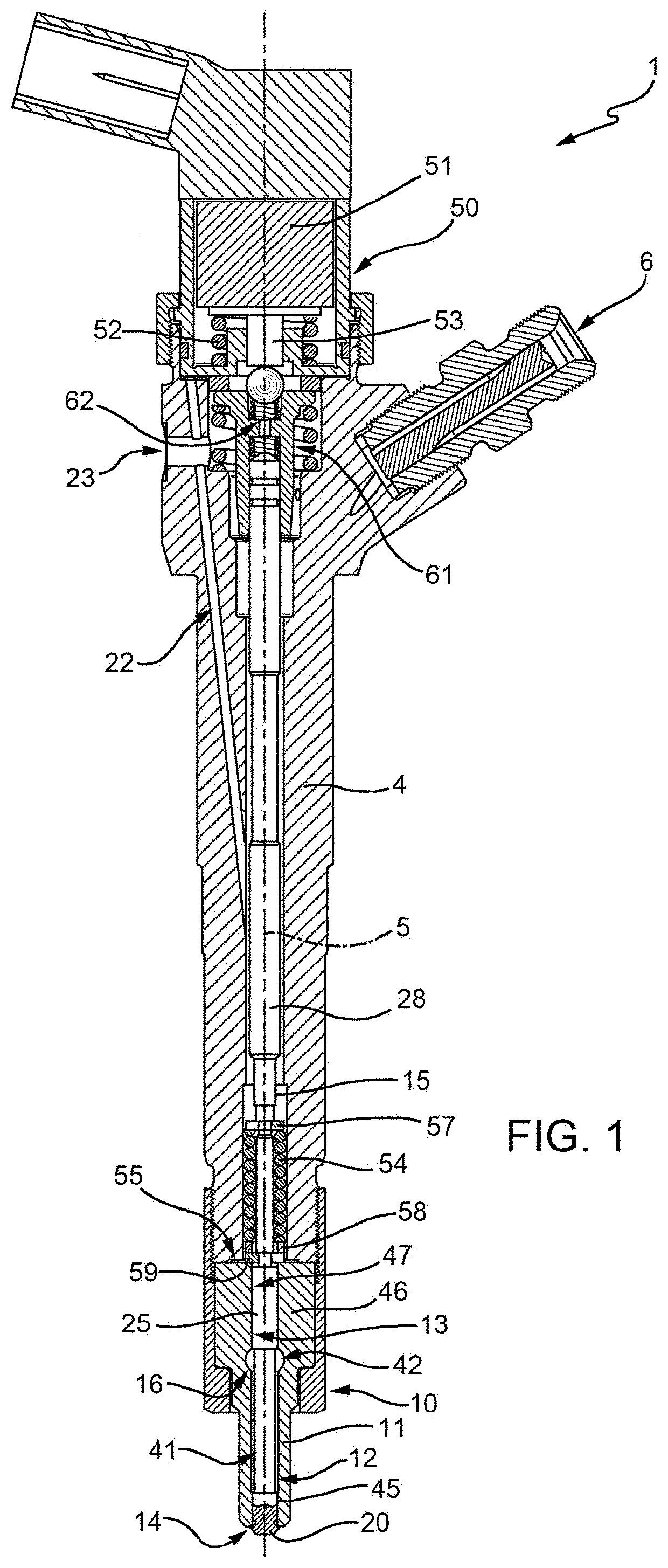 Fuel electro-injector atomizer, in particular for a diesel cycle engine