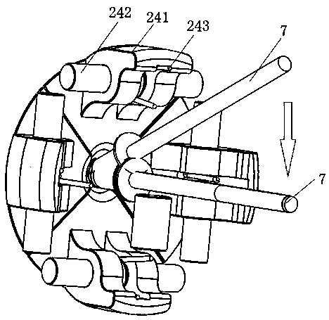 Automatic feeding device of rivet gun