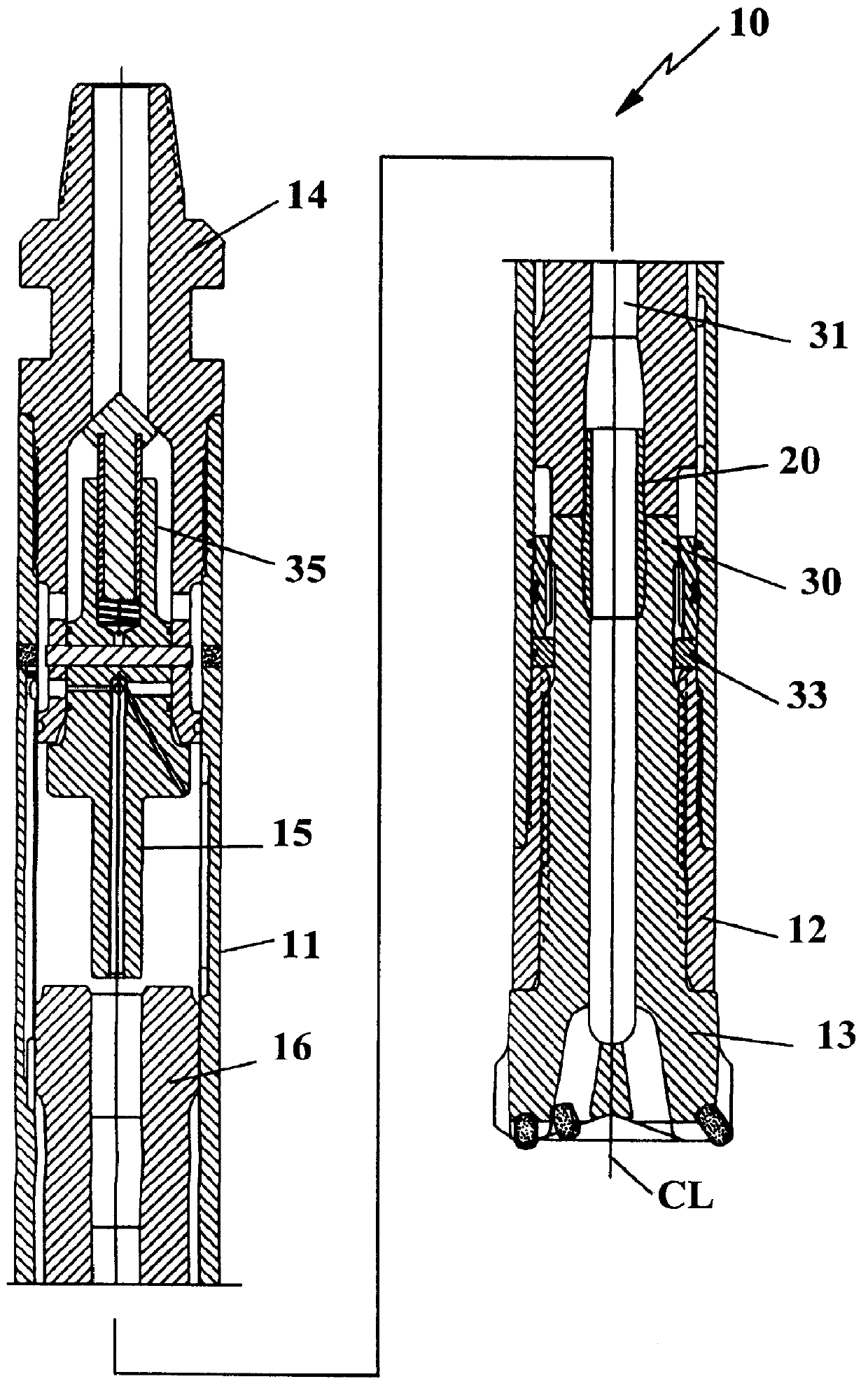 Percussive down-the-hole hammer and a drill bit therefor