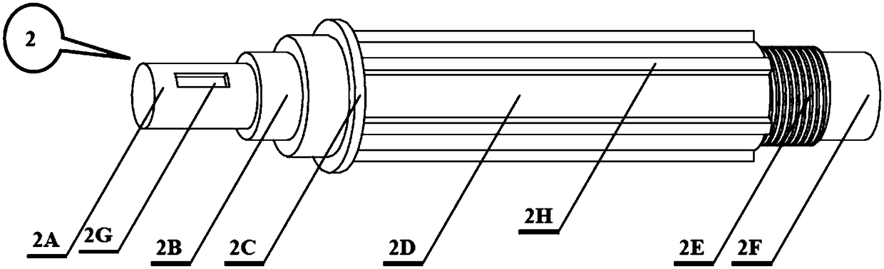 Horizontal shaft rotating wheel three-dimensional parking device